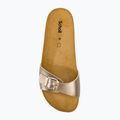 Slides Schlappen  Damen Scholl Estelle Lamsynth taupe 5