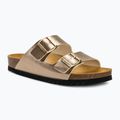 Slides Schlappen  Damen Scholl Josephine Lamsynth taupe