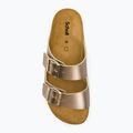 Slides Schlappen  Damen Scholl Josephine Lamsynth taupe 5