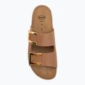 Damen-Pantoletten Scholl Montery 2 Straps Ad Med cognac 5