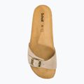 Slides Schlappen  Damen Scholl Estelle Sue dark Beige 5
