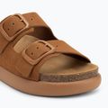 Damen Scholl Noelle Chunky Wildleder Flip-Flops cognac 7