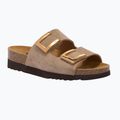 Damen-Pantoletten Scholl Montery 2 Straps Ad Med beige