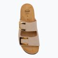 Damen-Pantoletten Scholl Montery 2 Straps Ad Med beige 5