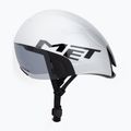 Fahrradhelm MET Codatronica white/silver matte glossy 3