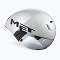 Fahrradhelm MET Codatronica white/silver matte glossy
