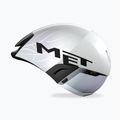 Fahrradhelm MET Codatronica white/silver matte glossy 3