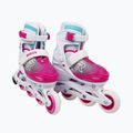 Roces Jokey X Girl Kinder Rollschuhe weiß/rosa 2