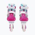 Roces Jokey X Girl Kinder Rollschuhe weiß/rosa 4