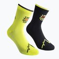 LaSportiva For Your Mountain Laufsocken gelb und schwarz 69R999720 6