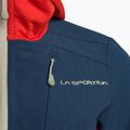 Women's La Sportiva Session Tech Hoody sturmblau/kirschtomatenfarbenes Trekking-Sweatshirt 3