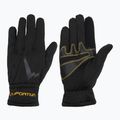 La Sportiva Stretch schwarz/gelbe Trekking-Handschuhe