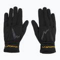 La Sportiva Stretch schwarz/gelbe Trekking-Handschuhe 2