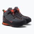 La Sportiva Herren-Trekkingschuhe Boulder X Mid grau-orange 17E900304 5