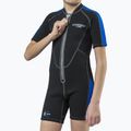 Cressi Lido Shorty 2 mm schwarz/blau Neoprenanzug für Kinder 5