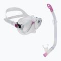 Cressi Kinderschnorchelset Marea Jr Maske + Schnorchel Top klar rosa DM1000064