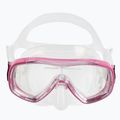 Cressi Ondina Kinder-Schnorchel-Set + Top-Maske + Schnorchel klar rosa DM11134 2