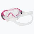 Cressi Ondina Kinder-Schnorchel-Set + Top-Maske + Schnorchel klar rosa DM11134 4