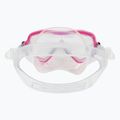 Cressi Ondina Kinder-Schnorchel-Set + Top-Maske + Schnorchel klar rosa DM11134 5