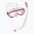 Cressi Ondina Kinder-Schnorchel-Set + Top-Maske + Schnorchel klar rosa DM11134 9