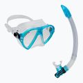 Cressi Schnorchelset Ocean Maske + Gamma Schnorchel klar blau DM1000113