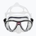 Cressi Big Eyes Evolution + Alpha Ultra Dry Tauchset schwarz/rosa 4