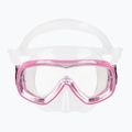 Kinder Tauchmaske Cressi Piumetta farblos-rosa DN254 2