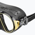 Cressi Zeus Tauchmaske schwarz/gold 4
