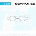 Cressi Seahorse blau/weiß/rot Kinderschwimmbrille 4