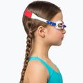 Cressi Seahorse blau/weiß/rot Kinderschwimmbrille 7