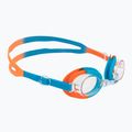 Cressi Starfish rot/azurblaue Kinder-Schwimmbrille