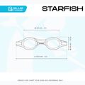 Cressi Starfish grün/azurblaue Kinderschwimmbrille 2