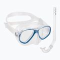 Cressi Kinderschnorchelset Perla Jr Maske + Minigringo Schnorchel klar blau DM101220