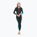 Cressi Lido Monopiece 2 mm schwarz/aquamarin Damen Neoprenanzug 3