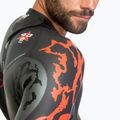 Cressi Kuwae 2/3/4 mm Herren Neoprenanzug schwarz/rot 7