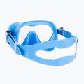 Cressi F1 Tauchset + Supernova Dry blau Metall 4
