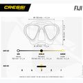 Cressi Fiji Tauchmaske schwarz/schwarz 6