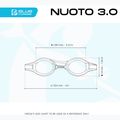 Cressi Nuoto 3.0 rosa/klar Schwimmbrille 4