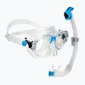 Cressi Marea + Seal Dry Jr klar/azurblaues Tauchset