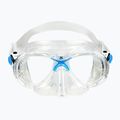 Cressi Marea + Seal Dry Jr klar/azurblaues Tauchset 4