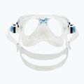 Cressi Marea + Seal Dry Jr klar/azurblaues Tauchset 6