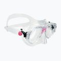 Cressi Marea + Seal Dry Jr Tauchset klar/rosa 2