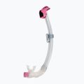 Cressi Marea + Seal Dry Jr Tauchset klar/rosa 3