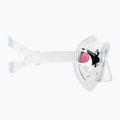 Cressi Marea + Seal Dry Jr Tauchset klar/rosa 5