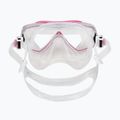 Cressi Estrella + Seal Dry klar/rosa Tauchset 6