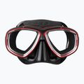 Cressi Prisma Tauchmaske schwarz/rot 2