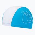 Cressi Tago azurblaue/weiße Badekappe für Kinder 2