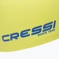 Kinderschwimmkappe Cressi Tago limone/blau 3