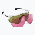 SCICON Aeroshade Kunken weiß glänzend/scnpp grün trail Radbrille EY31150800