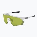 SCICON Aeroshade Kunken weiß glänzend/scnpp grün trail Radbrille EY31150800 2